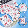 PVC Self-Adhesive No-smoking Warning Stickers STIC-WH0003-017C-4