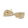 Brass Micro Pave Cubic Zirconia Pendants KK-B061-12G-3