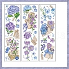 6Pcs 3 Styles PET Stickers AJEW-S040-03A-1