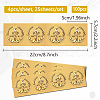 Self Adhesive Gold Foil Embossed Stickers DIY-WH0575-016-2