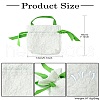 Cloth High Jacquard Flower Sugar Gift Drawstring Bags with Handle ST-CJ0004-01D-8