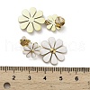 304 Stainless Steel Dangle Stud Earrings EJEW-C140-01G-2