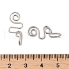 316 Surgical Stainless Steel Clip on Nose Rings STAS-P336-09H-P-3