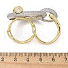 Brass Micro Pave Cubic Zirconia Open Cuff Ring for Women RJEW-F177-01GP-3