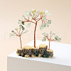 Natural Prehnite Chips Tree of Life Decorations TREE-PW0003-23D-1