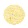 Brass Filigree Big Pendants KKC-T003-05G-1
