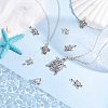 SUNNYCLUE 56pcs 7 style Tibetan Style Alloy Turtle/Tortoise Links Connectors & Pendants TIBEP-SC0001-99-5