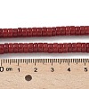 Dyed Natural Magnesite Beads Strands G-M448-F01-04-5