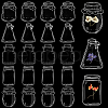 Tableware Theme Waterproof Self Adhesive Stamping Stickers Sets DIY-WH20014-04C-1