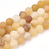 Natural Topaz Jade Beads Strands G-T106-248-1