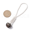 Iron Bell Pendant Decoration HJEW-JM02421-02-3