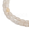 Natural White Jade Beads Strands G-F591-19-4