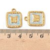 304 Stainless Steel Enamel Pendants STAS-U057-18G-3