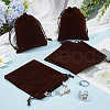 Beebeecraft 20Pcs Velvet Jewelry Drawstring Gift Bags ABAG-BBC0001-14C-4