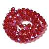 Electroplate Transparent Glass Beads Strands X-EGLA-A035-T10mm-L01-2