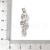 Brass Micro Pave Cubic Zirconia Pendants KK-R221-01P-03-3