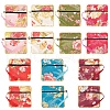 14Pcs Double Layer Chinese Brocade Tassel Zipper Jewelry Bag Gift Pouch ABAG-WH0038-28-1
