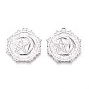 304 Stainless Steel Pendants STAS-T065-17P-1