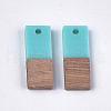 Resin & Walnut Wood Pendants RESI-S358-79B-2