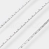 Long-Lasting Plated Brass Coreana Chain Necklaces NJEW-K112-08P-NF-2