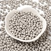 6/0 Opaque Baking Paint Glass Seed Beads SEED-M012-02A-10-2