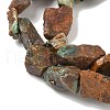 Raw Rough Natural Green Opal Beads Strands G-M453-D13-4