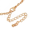 Sun Alloy Plastic Pearl Pendant Necklaces for Women NJEW-U013-11G-4