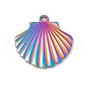 Ion Plating(IP) 304 Stainless Steel Pendants STAS-C049-05M-1