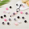 DICOSMETIC DIY Acrylic Round Beaded Stretch Bracelets Making Kits DIY-DC0003-09-5