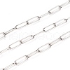 304 Stainless Steel Paperclip Chains CHS-F010-01E-P-2