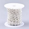 ABS Plastic Imitation Pearl Beaded Trim Garland Strand AJEW-S073-04-2