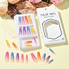 ABS Plastic Full Cover Press On False Nails DIY-CJC0006-14-6