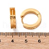 304 Stainless Steel Polishing effect Hoop Earrings EJEW-M001-17G-5
