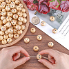 Gorgecraft 120Pcs Unfinished Natural Wood Beads WOOD-GF0002-21A-3