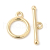 Brass Toggle Clasps KK-P234-65G-1