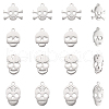 Unicraftale 16Pcs 4 Styles 201 & 304 Stainless Steel Charms STAS-UN0060-22-1
