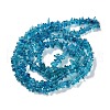 Spray Painted Transparent Glass Beads Strands GLAA-P060-01B-01-2