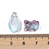 Gradient Color Transparent Glass Beads GLAA-B026-01M-3