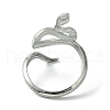 304 Stainless Steel Open Cuff Ring RJEW-L110-033P-3