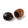 Wooden Acorn Box Jewelry Pendants WOOD-WH0022-06D-2