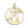 Brass Pendants KK-H758-01G-2