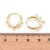 Brass Hoop Earring Finding KK-N261-67G-3