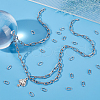 Unicraftale 200Pcs 304 Stainless Steel Linking Rings STAS-UN0060-35-2