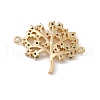Brass Micro Pave Colorful Cubic Zirconia Connector Charms KK-E068-VC072-3