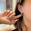 Spritewelry DIY Gemstone Beaded Hoop Earring Making Kits DIY-SW0001-06-8
