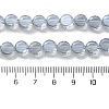 Electroplate Glass Beads Strands EGLA-C010-01A-PL03-4