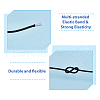 10.94 Yards  1Set Round Polyester Elastic Cords OCOR-NB0001-96B-3