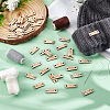 BENECREAT 40Pcs Wood Knitting DIY-BC0013-78-5