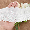 DELORIGIN 8 Yards Cotton Embroidery Flower Lace Ribbon OCOR-DR0001-04-3