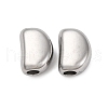 304 Stainless Steel Beads STAS-C128-02A-P-1